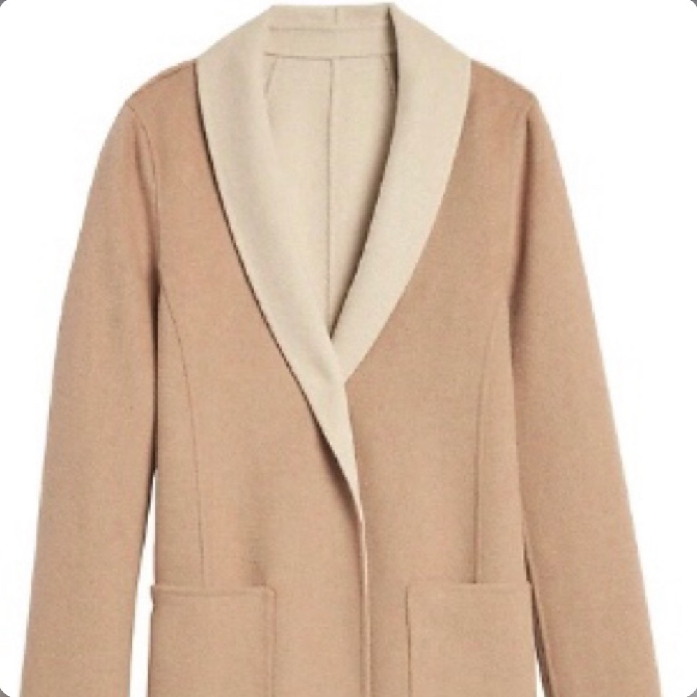 banana republic reversible wool car coat - Picture 2 of 4